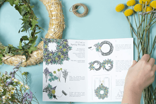 How to make a spring wreath
